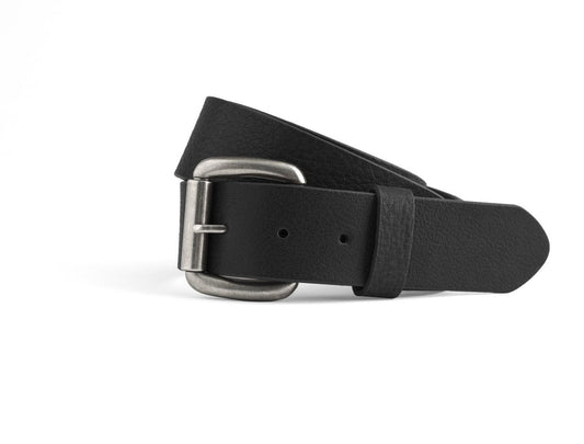 Leather Belt 1 1/2" Belt Accessories Black 32