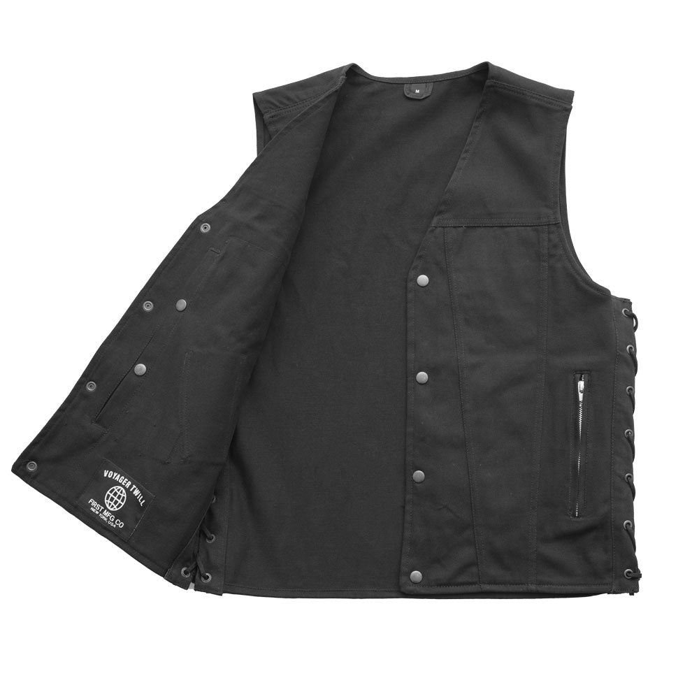 Lone Star Men's Motorcycle Twill Vest Men's Twill Vest First Manufacturing Company