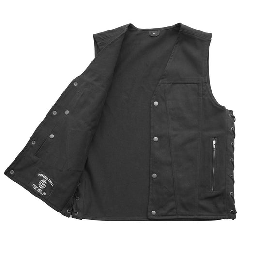 Lone Star Men's Motorcycle Twill Vest Men's Twill Vest Vests
