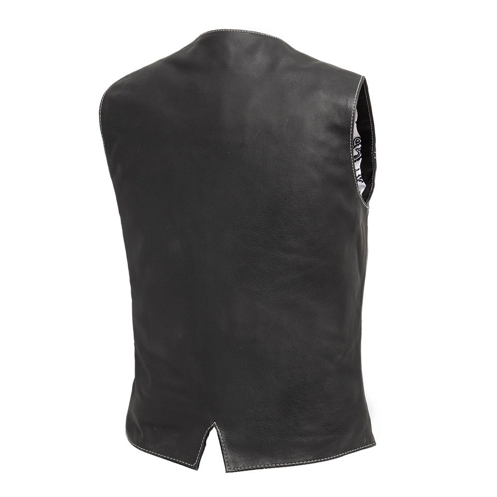 Love Lace Women's Motorcycle Leather Vest Women's Leather Vest First Manufacturing Company