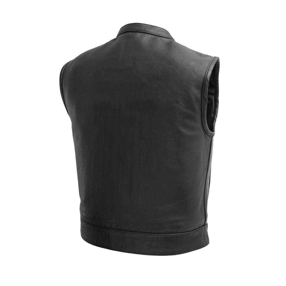 Lowrider Men's Motorcycle Leather Vest Men's Leather Vest First Manufacturing Company