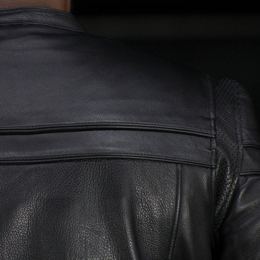 Maverick Men's Motorcycle Leather Jacket Men's Leather Jacket First Manufacturing Company