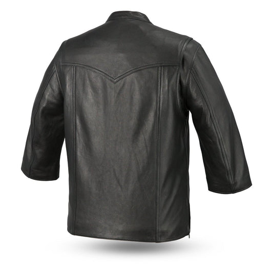 Mesa - Men's Motorcycle Leather Shirt Men's Shirt First Manufacturing Company