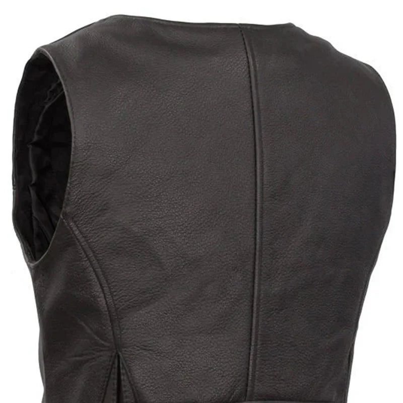 Montana Women's Motorcycle Leather Vest Women's Leather Vest First Manufacturing Company