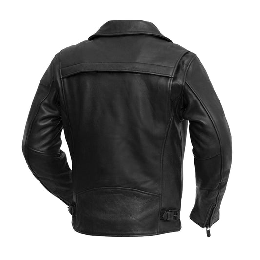 Night Rider Men's Motorcycle Leather Jacket Men's Leather Jacket Jackets