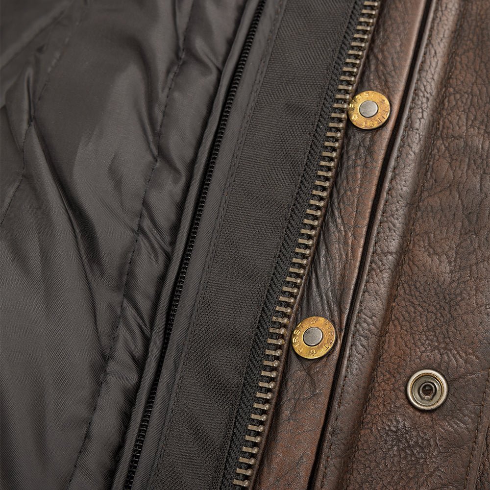 Raider Men's Motorcycle Leather Jacket Men's Leather Jacket First Manufacturing Company