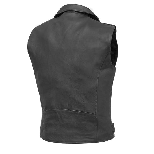 Rockin - Men's Motorcycle Leather Vest Men's Leather Vest Vests