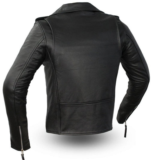 Rockstar - Women's Motorcycle Leather Jacket Women's Leather Jacket Jackets