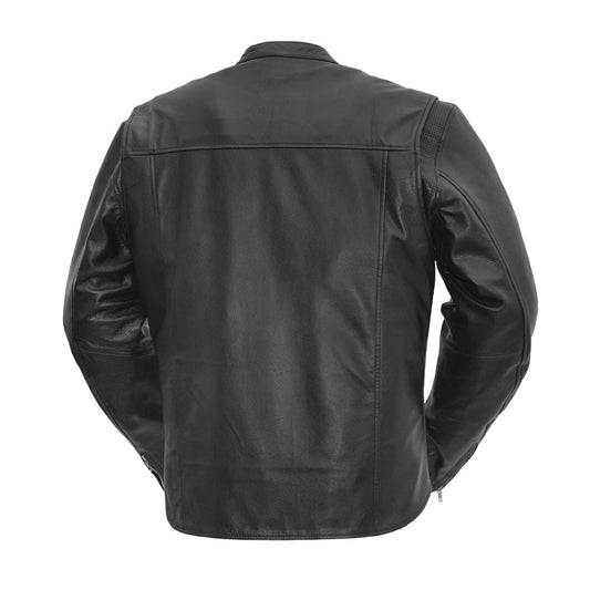 Rocky Men's Motorcycle Leather Jacket Men's Leather Jacket Jackets