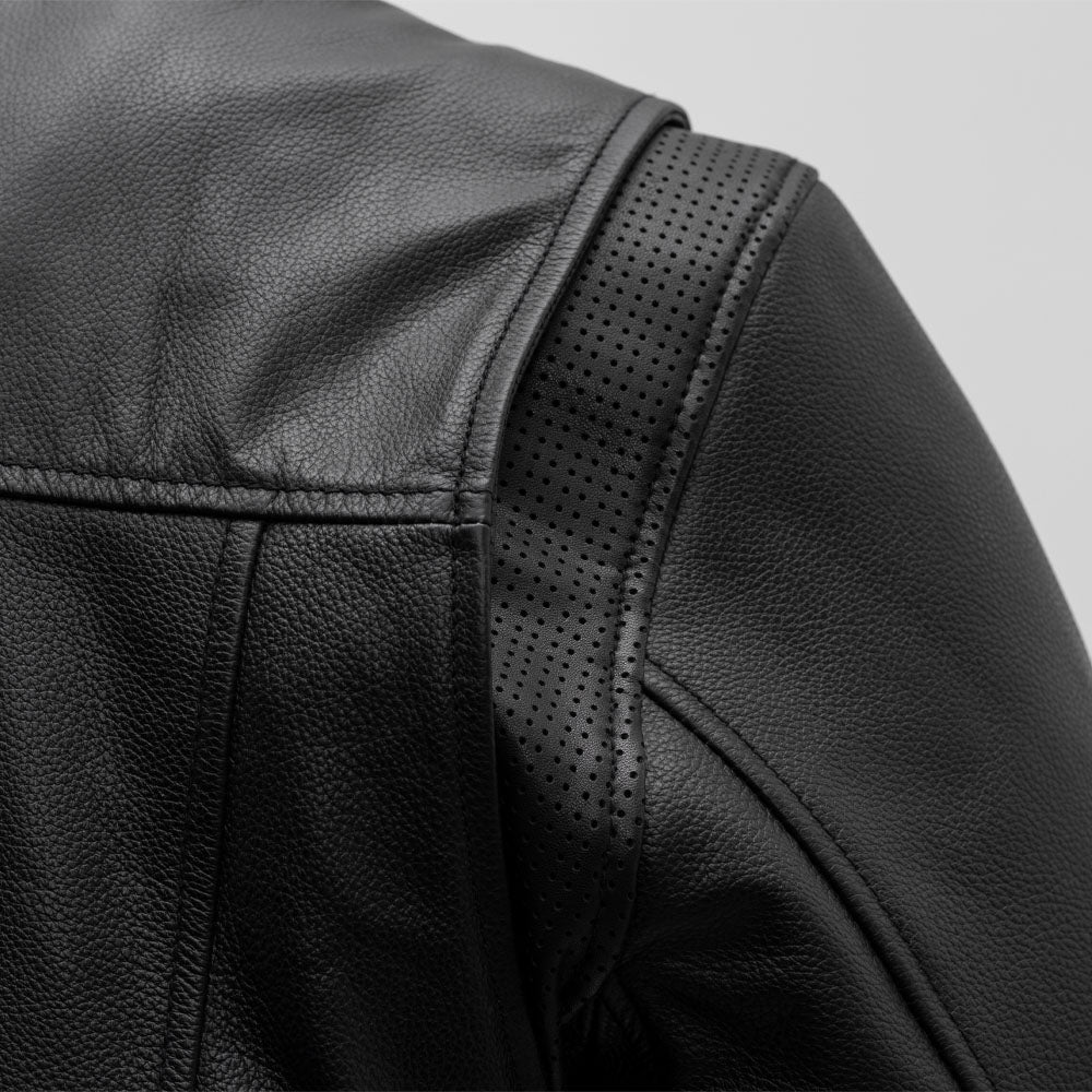 Rocky Men's Motorcycle Leather Jacket Men's Leather Jacket First Manufacturing Company