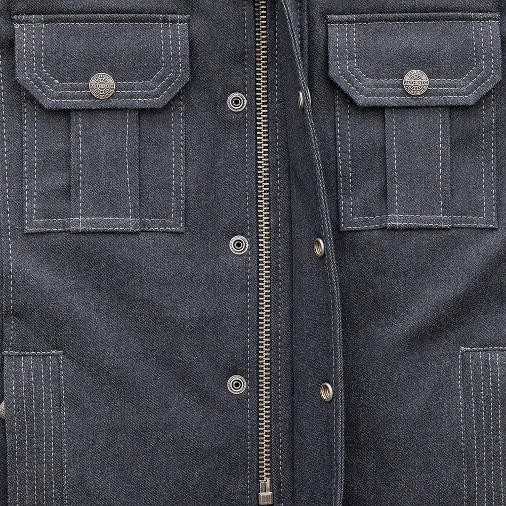 Rowdy Men's Thunder Denim Motorcycle Jacket (Copy) Men's Thunder Denim Jacket First Manufacturing Company