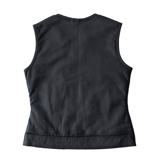 Royal Women's Club Style Motorcycle Leather Vest - Limited Edition Factory Customs First Manufacturing Company