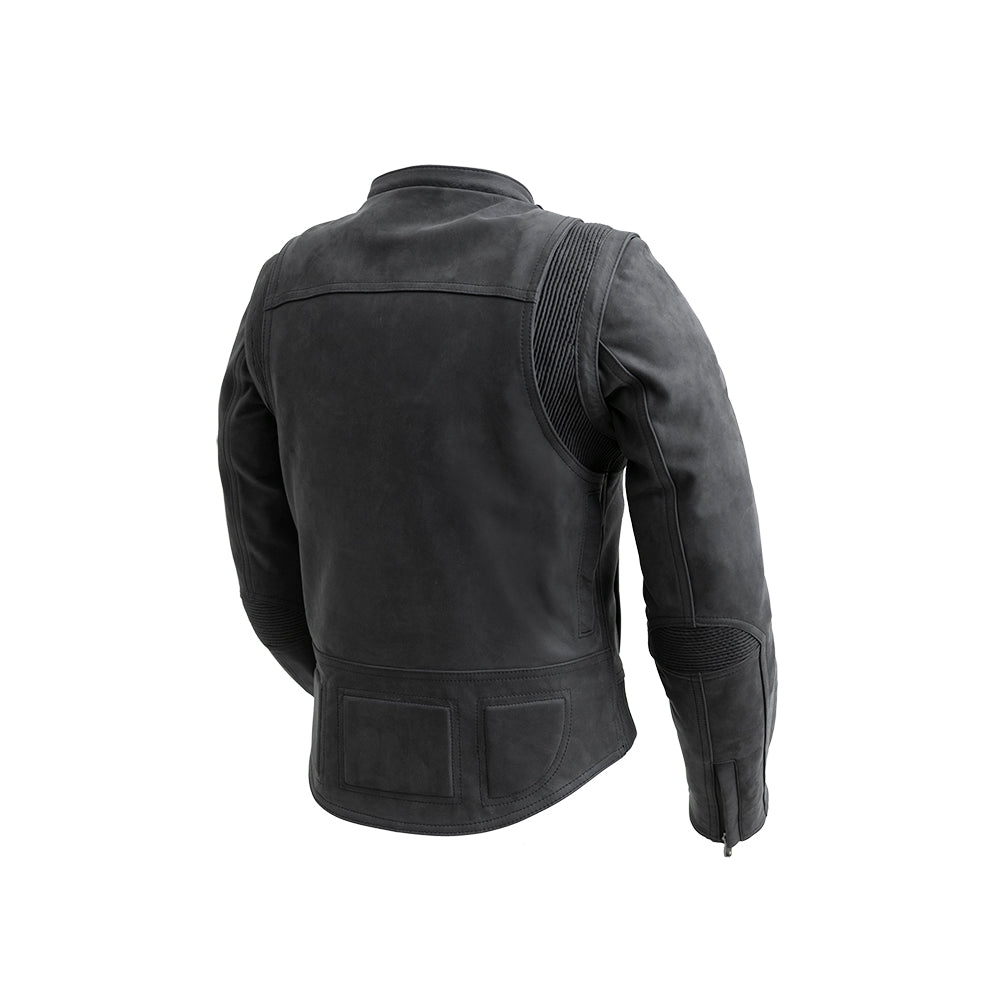 RYBAK Women's Leather Biker Club Jacket Women's Jacket First Manufacturing Company