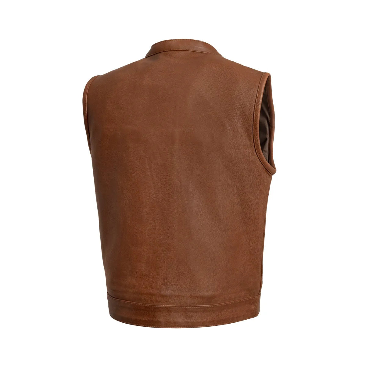 Sharp Shooter Men's Motorcycle Leather Vest Men's Leather Vest First Manufacturing Company
