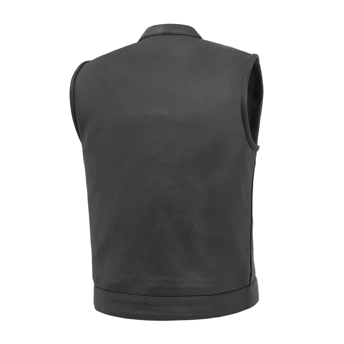 Sharp Shooter Men's Motorcycle Leather Vest Men's Leather Vest First Manufacturing Company