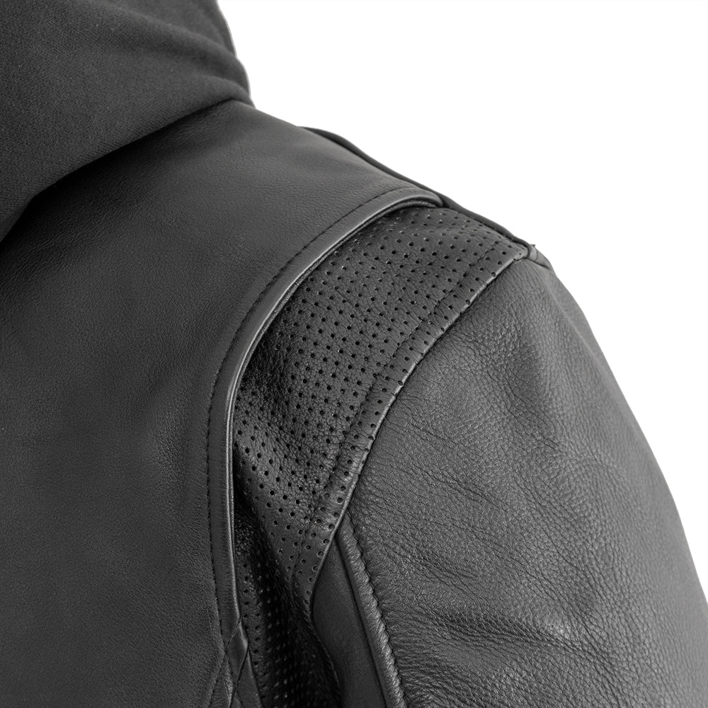 Street Cruiser Men's Motorcycle Leather Jacket (Copy) Men's Leather Jacket First Manufacturing Company