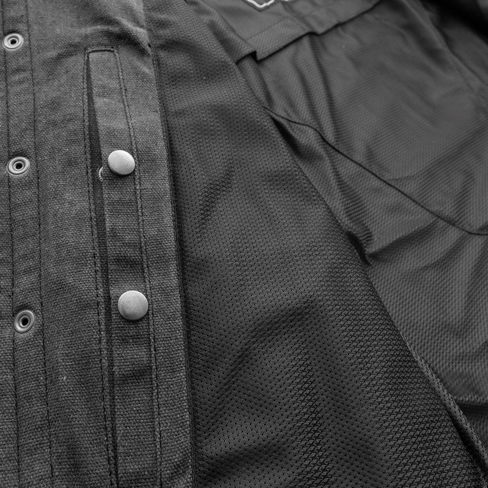 The Moto Shirt - Recycled Canvas Men's Shirt First Manufacturing Company
