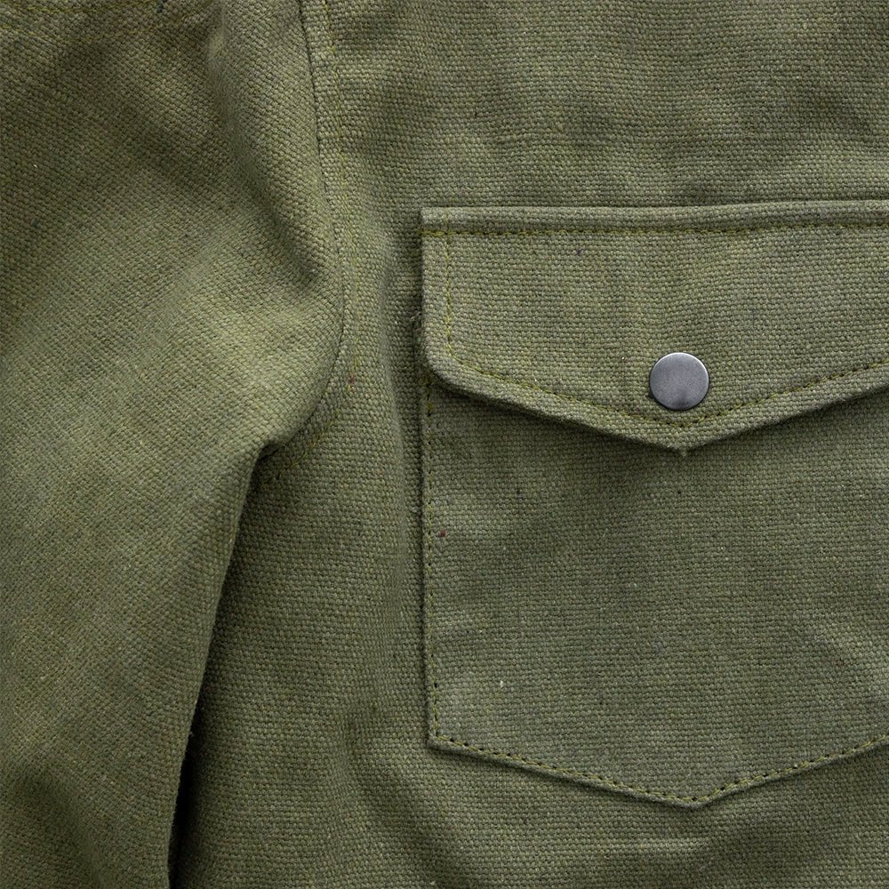 The Moto Shirt - Recycled Canvas Men's Shirt First Manufacturing Company