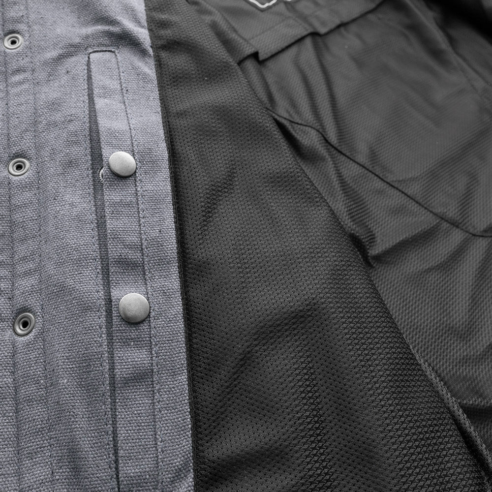 The Moto Shirt - Recycled Canvas Men's Shirt First Manufacturing Company