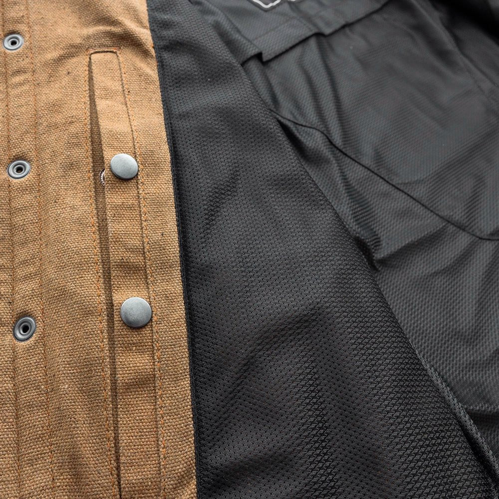 The Moto Shirt - Recycled Canvas Men's Shirt First Manufacturing Company
