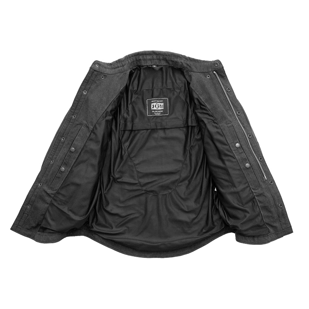 The Moto Shirt - Recycled Canvas Men's Shirt First Manufacturing Company