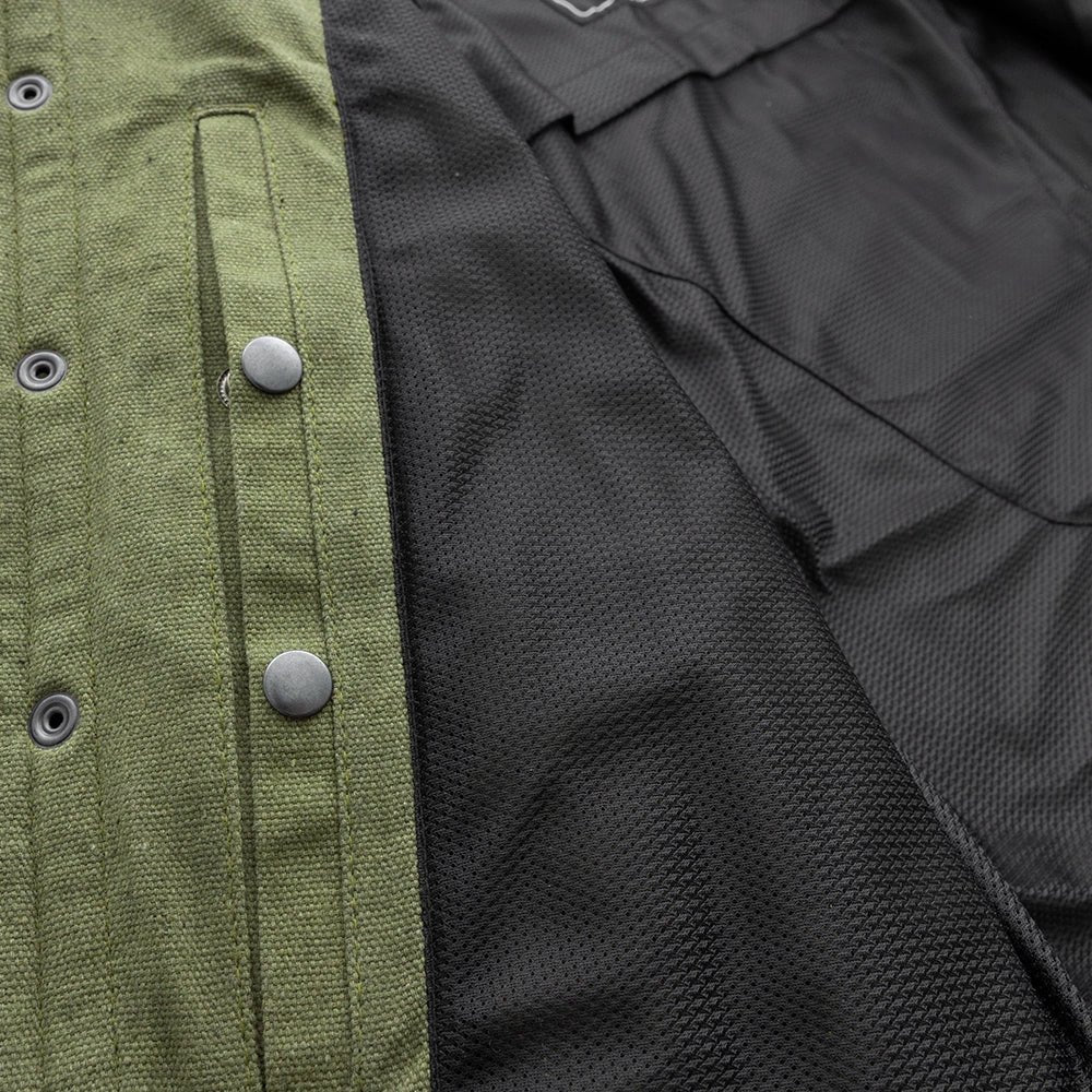 The Moto Shirt - Recycled Canvas Men's Shirt First Manufacturing Company