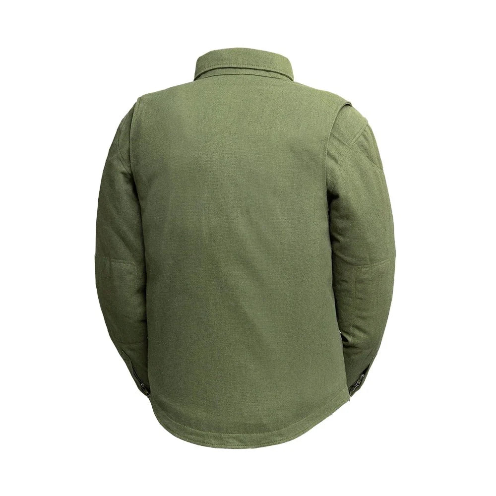 The Moto Shirt - Recycled Canvas Men's Shirt First Manufacturing Company