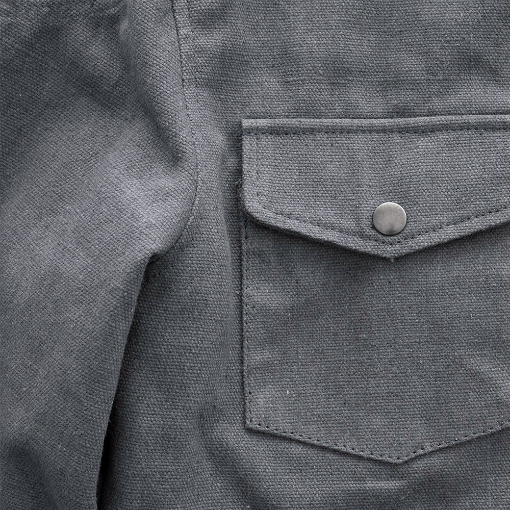 The Moto Shirt - Recycled Canvas Men's Shirt First Manufacturing Company