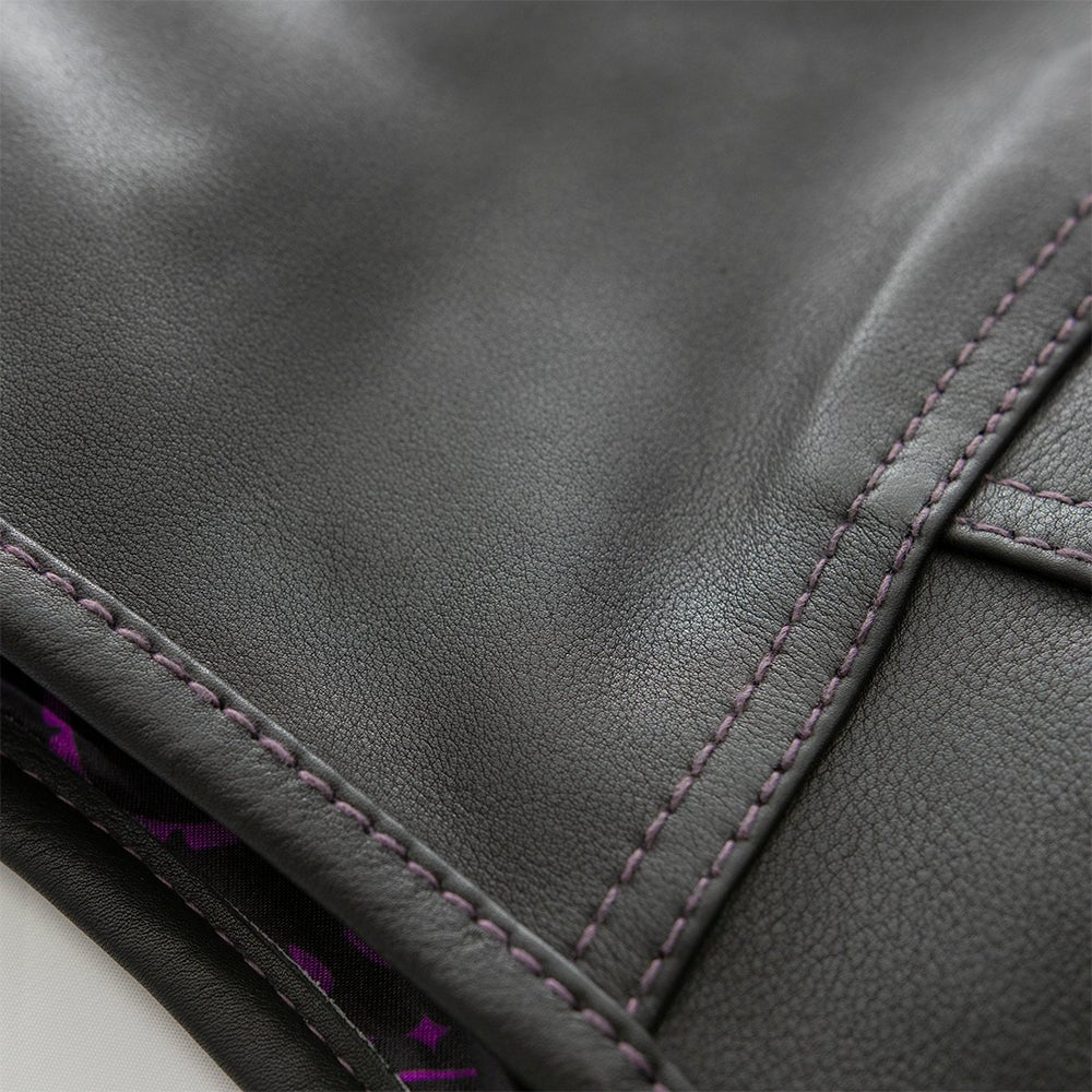 The Royal women's club-style leather vest - limited edition Factory Customs First Manufacturing Company