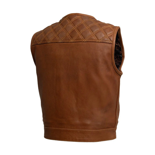 Timber Men's motorcycle leather vest (limited edition) Men's Leather Vest Vests