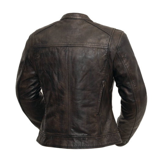 Trickster Womens Motorcycle Leather Jacket Women's Leather Jacket Jackets