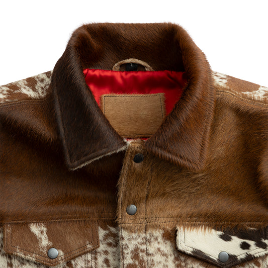 Harrison Men's Hair-on Leather Jacket