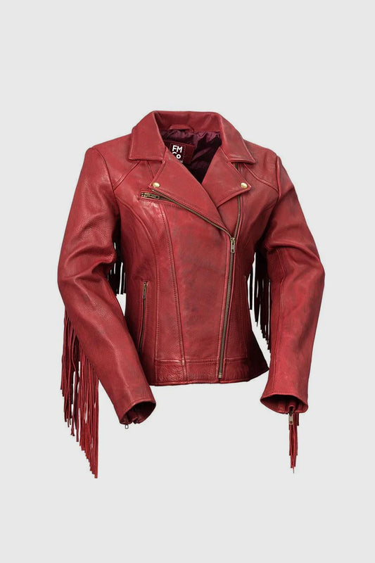 Daisy Womens Fashion Leather Jacket Women's Leather Jacket FMCo   