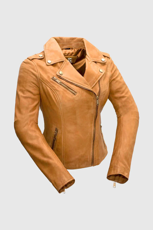 Harper Moto Leather Jacket Women's Leather Jacket FMCo Autumn XS 