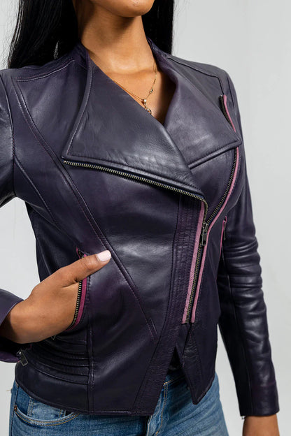 Trish Fashion Leather Jacket Women's Leather Jacket FMCo   