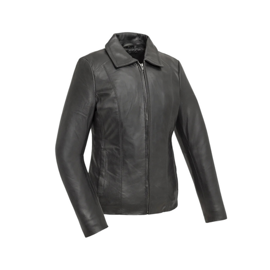 Imelda - A ladies lambskin leather jacket FMCo XS