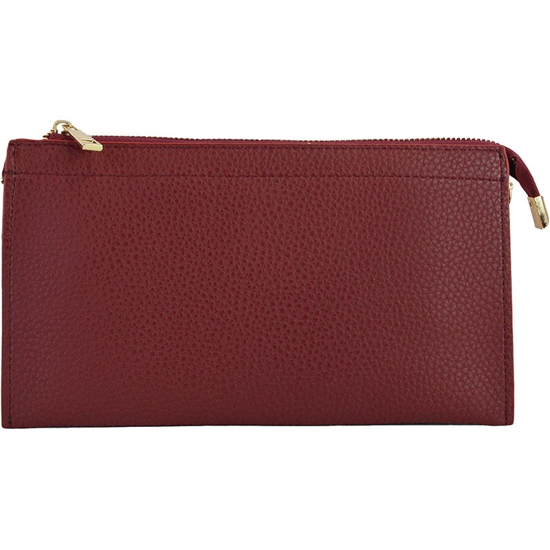 Faux leather Middle Clutch