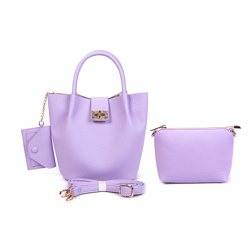 Faux Leather Mini Tote Bag