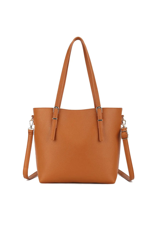 Faux Leather Tote Bag