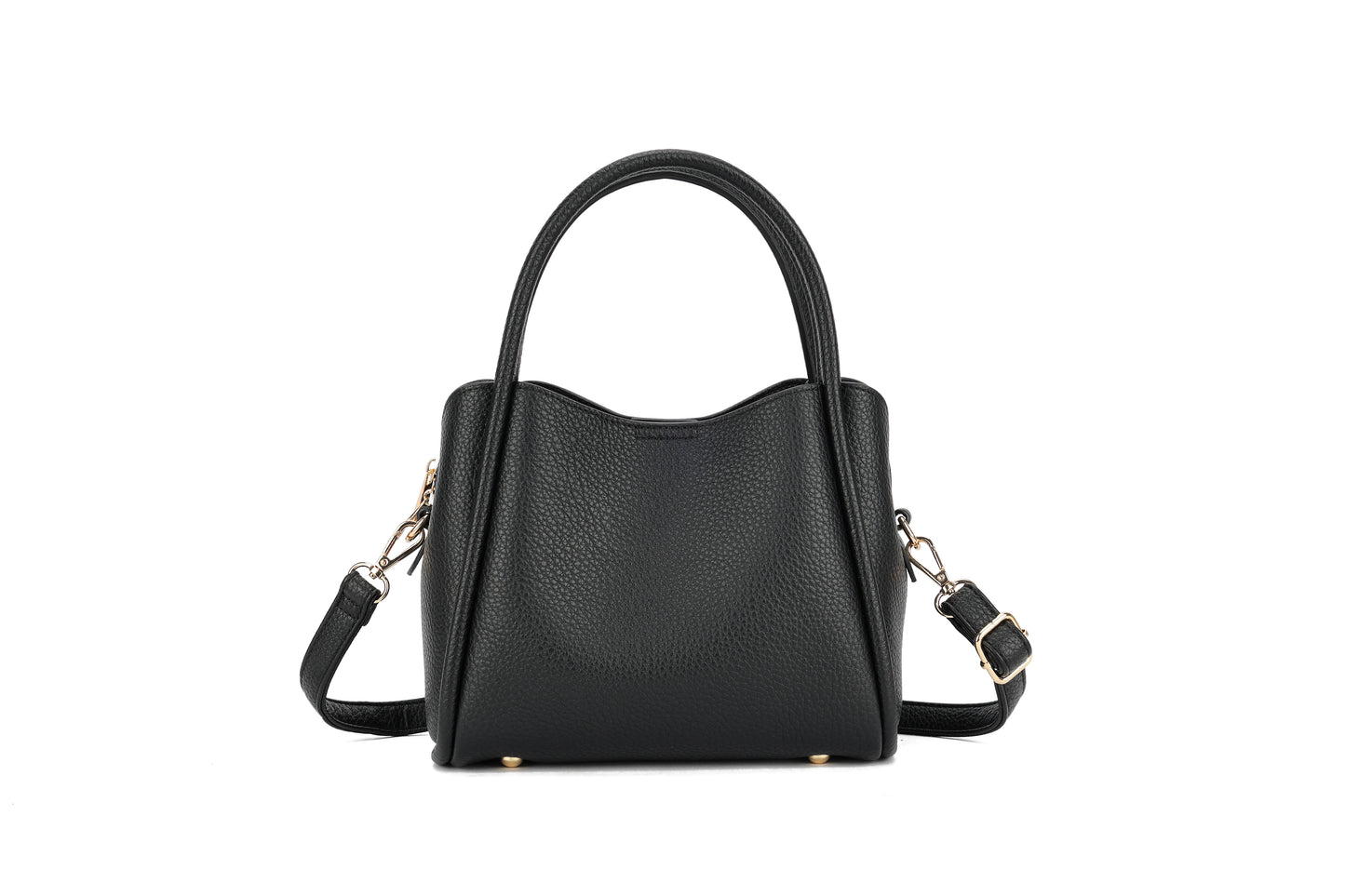 Faux leather Shoulder Bag Plain