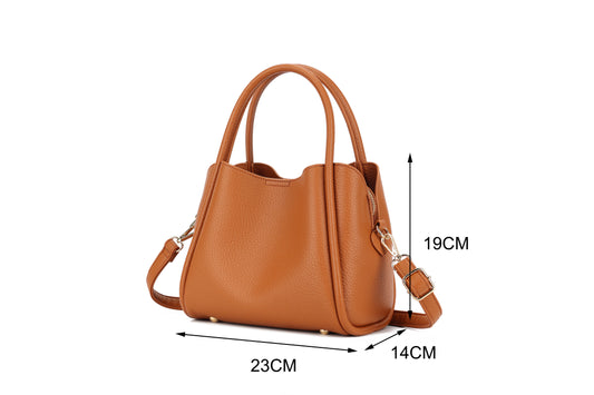 Faux leather Shoulder Bag Plain