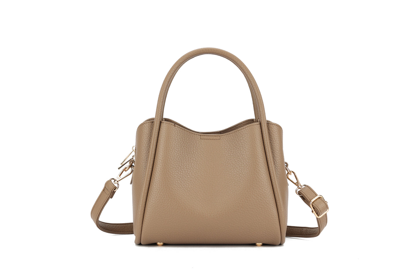 Faux leather Shoulder Bag Plain
