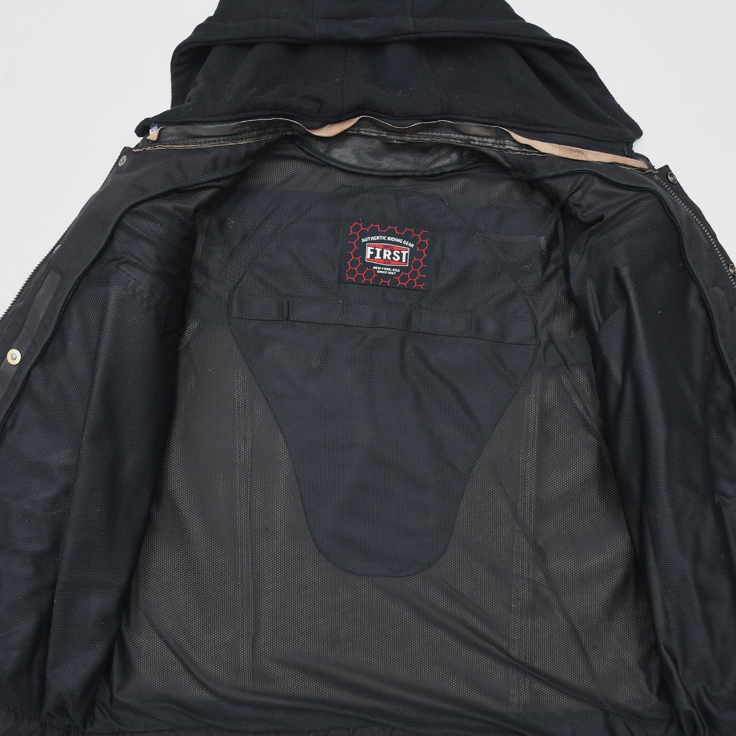 Vendetta Men's Motorcycle Leather Jacket Men's Leather Jacket First Manufacturing Company
