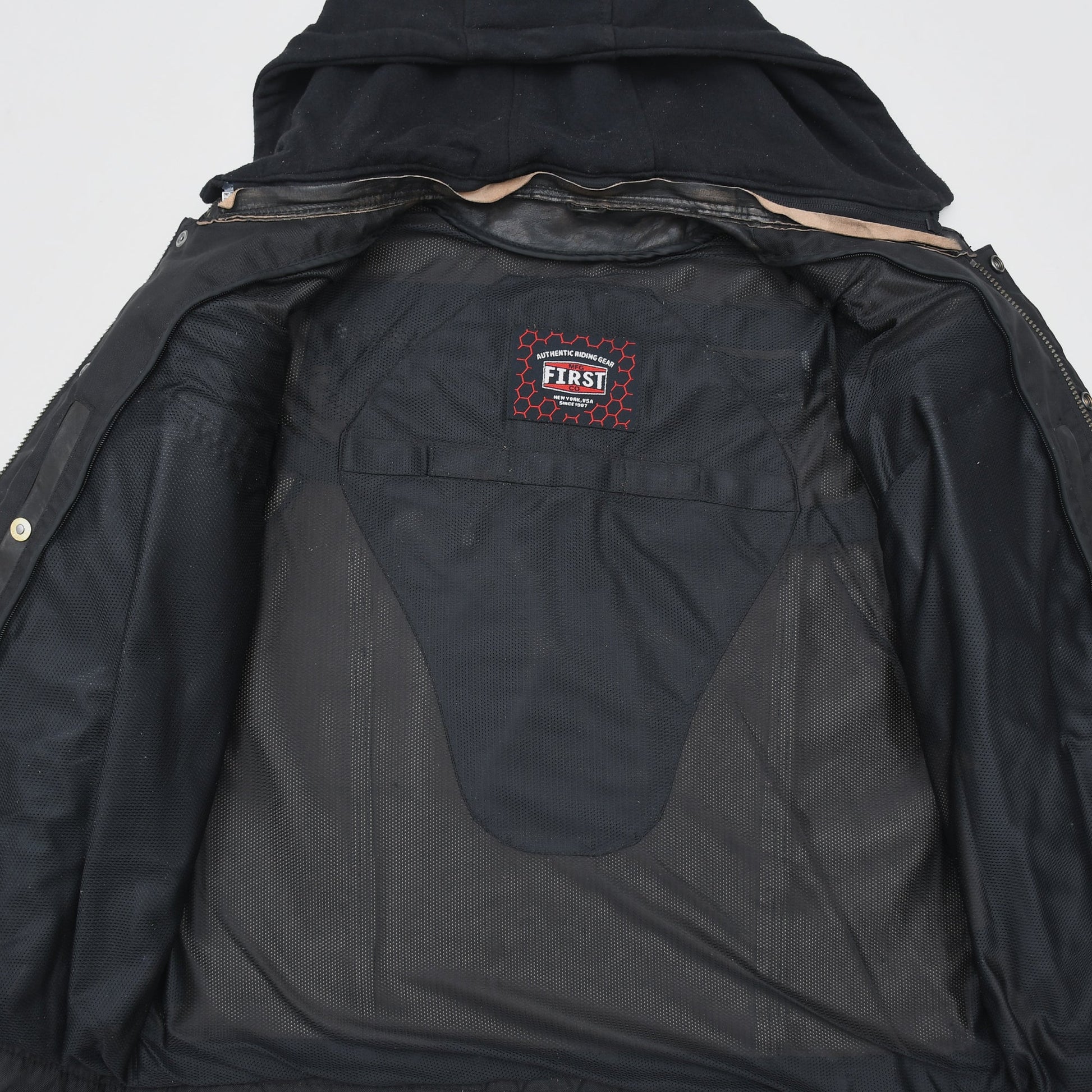 Vendetta Men's Motorcycle Leather Jacket Men's Leather Jacket First Manufacturing Company