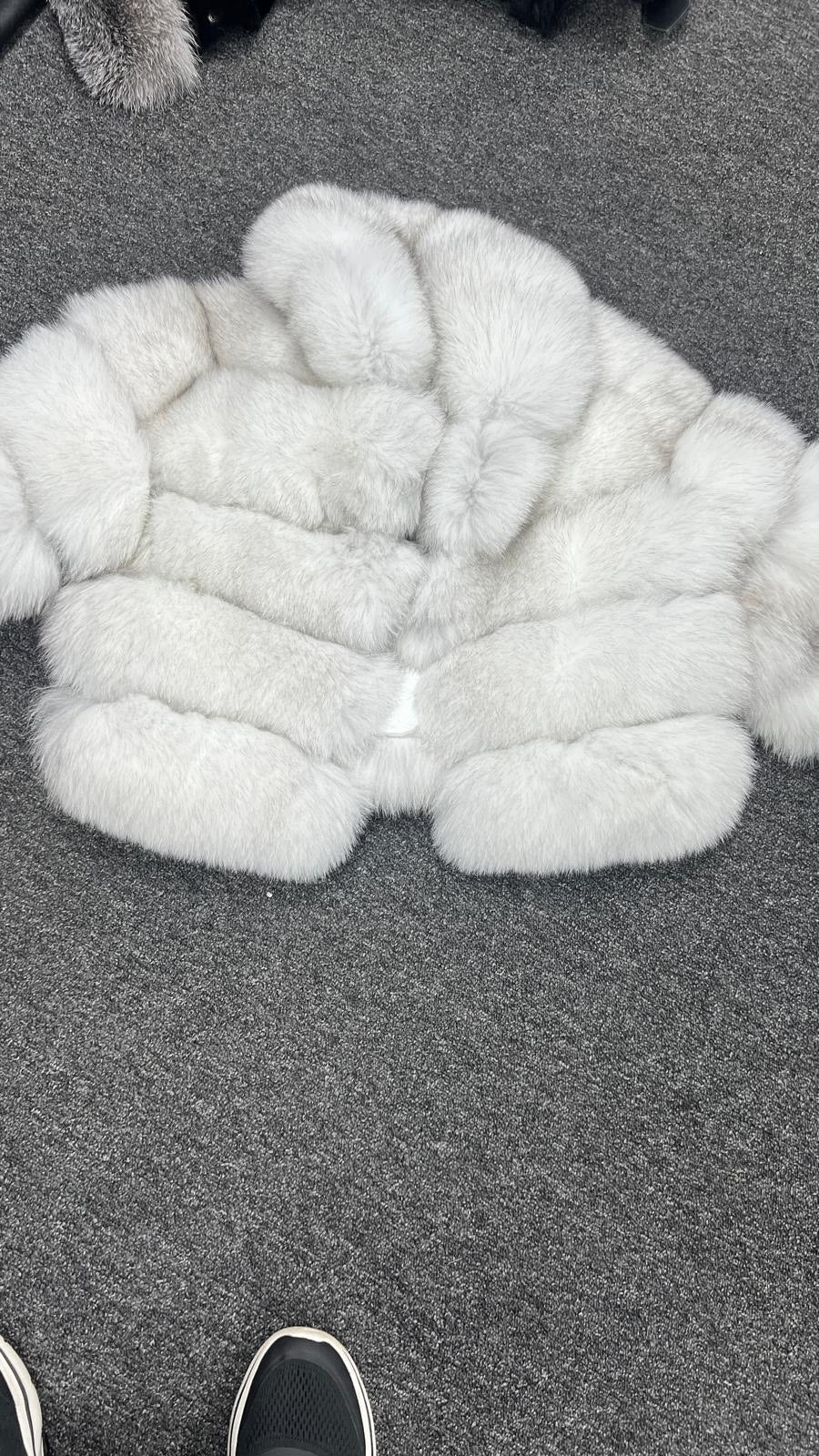 Women's Fox Fur Layered Jacket