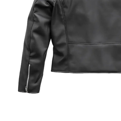 Cassandra - Women's Vegan Leather Motorcycle Jacket Women's Leather Jacket BH&BR COLLAB