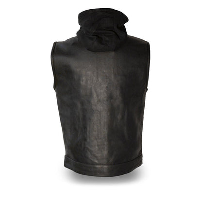 Assassin Men's Leather Motorcycle Vest Men's Leather Vest First Manufacturing Company   