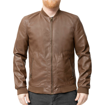Myles Men's Vegan Faux Leather Jacket Men's Vegan Faux Leather jacket FMCo   