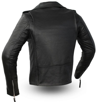 Rockstar Moto Lambskin Leather Jacket Women's Fashion Leather Jacket FMCo   