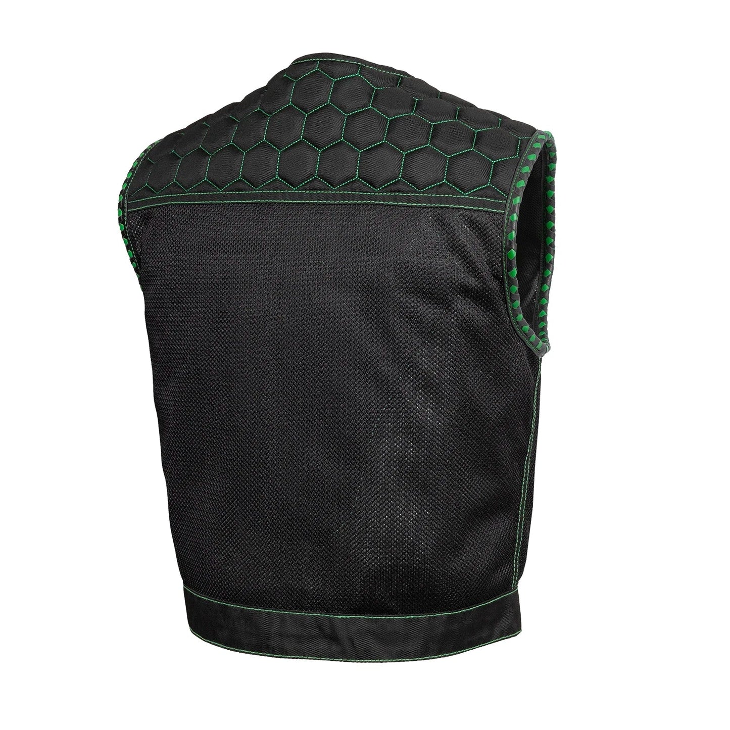 Lowside Hornet Moto Mesh Men's Club Style Vest Men's Moto Mesh Vest First Manufacturing Company